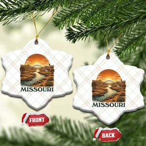 Missouri Outdoors Adventure Ceramic Ornament The Show Me State Souvenir TS12 Print Your Wear