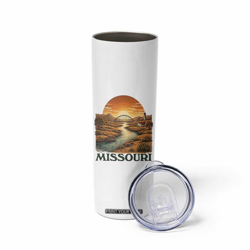 Missouri Outdoors Adventure Skinny Tumbler The Show Me State Souvenir TS12 Print Your Wear