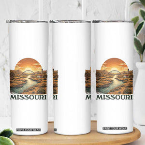 Missouri Outdoors Adventure Skinny Tumbler The Show Me State Souvenir TS12 Print Your Wear