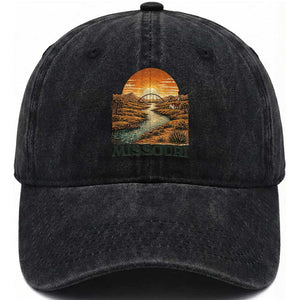 Missouri Outdoors Adventure Washed Cotton Baseball Cap The Show Me State Souvenir TS12 Print Your Wear