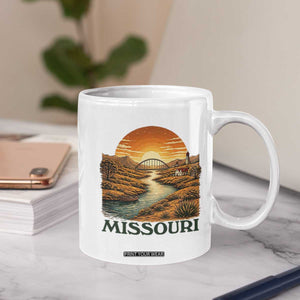 Missouri Outdoors Adventure Coffee Mug The Show Me State Souvenir TS12 Print Your Wear