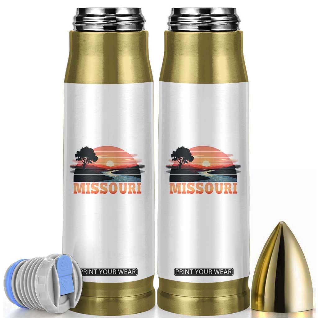 Vintage Missouri Outdoors Bullet Tumbler Midwest Nature Landscape TS12 White Print Your Wear