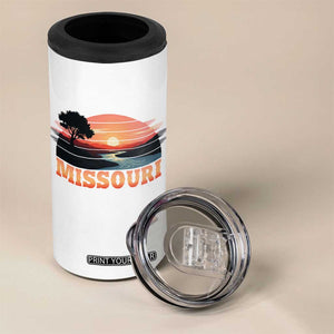 Vintage Missouri Outdoors 4 in 1 Can Cooler Tumbler Midwest Nature Landscape TS12 Print Your Wear