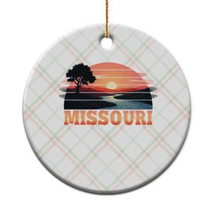 Vintage Missouri Outdoors Ceramic Ornament Midwest Nature Landscape TS12 1pc Christmas Plaid Print Your Wear