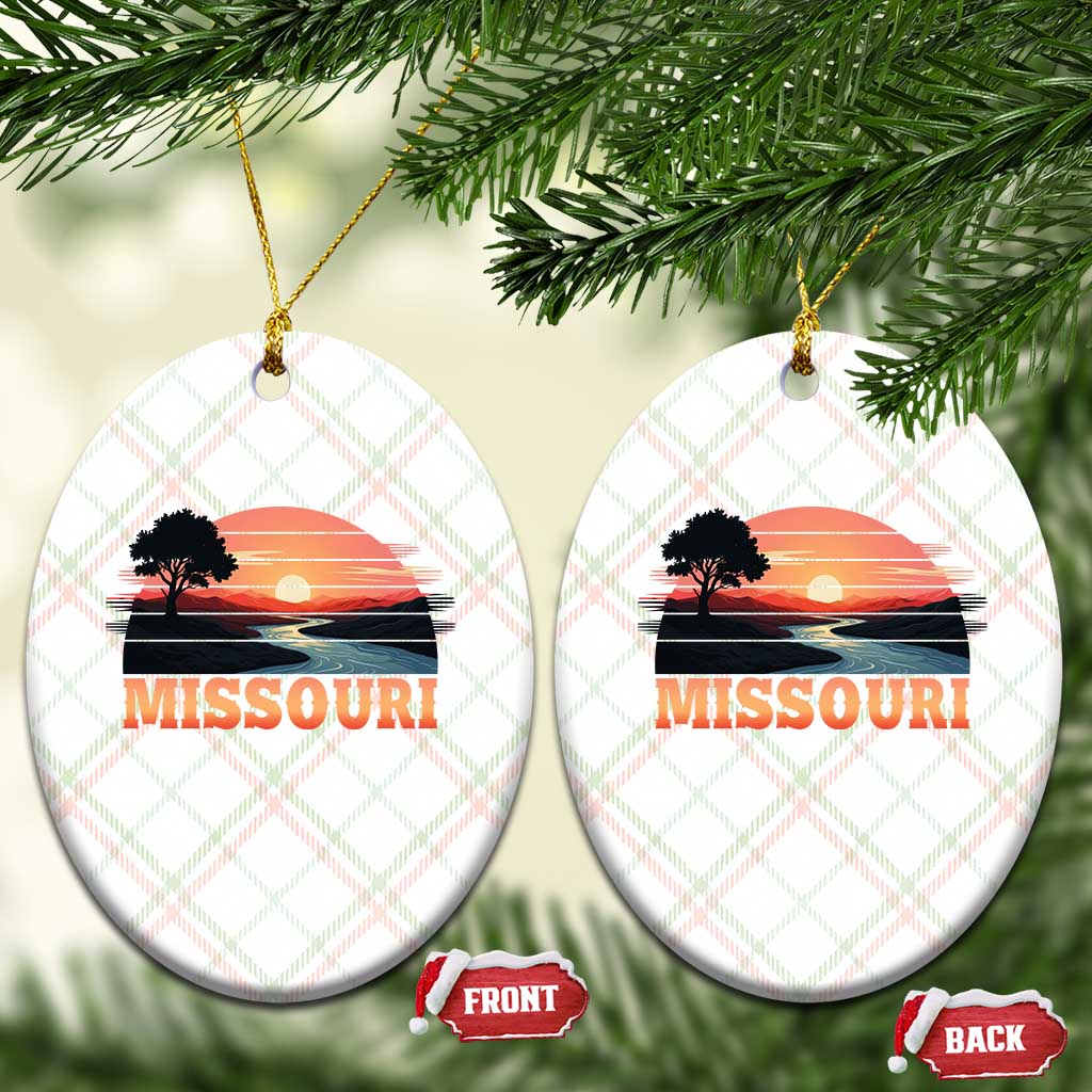 Vintage Missouri Outdoors Ceramic Ornament Midwest Nature Landscape TS12 Print Your Wear