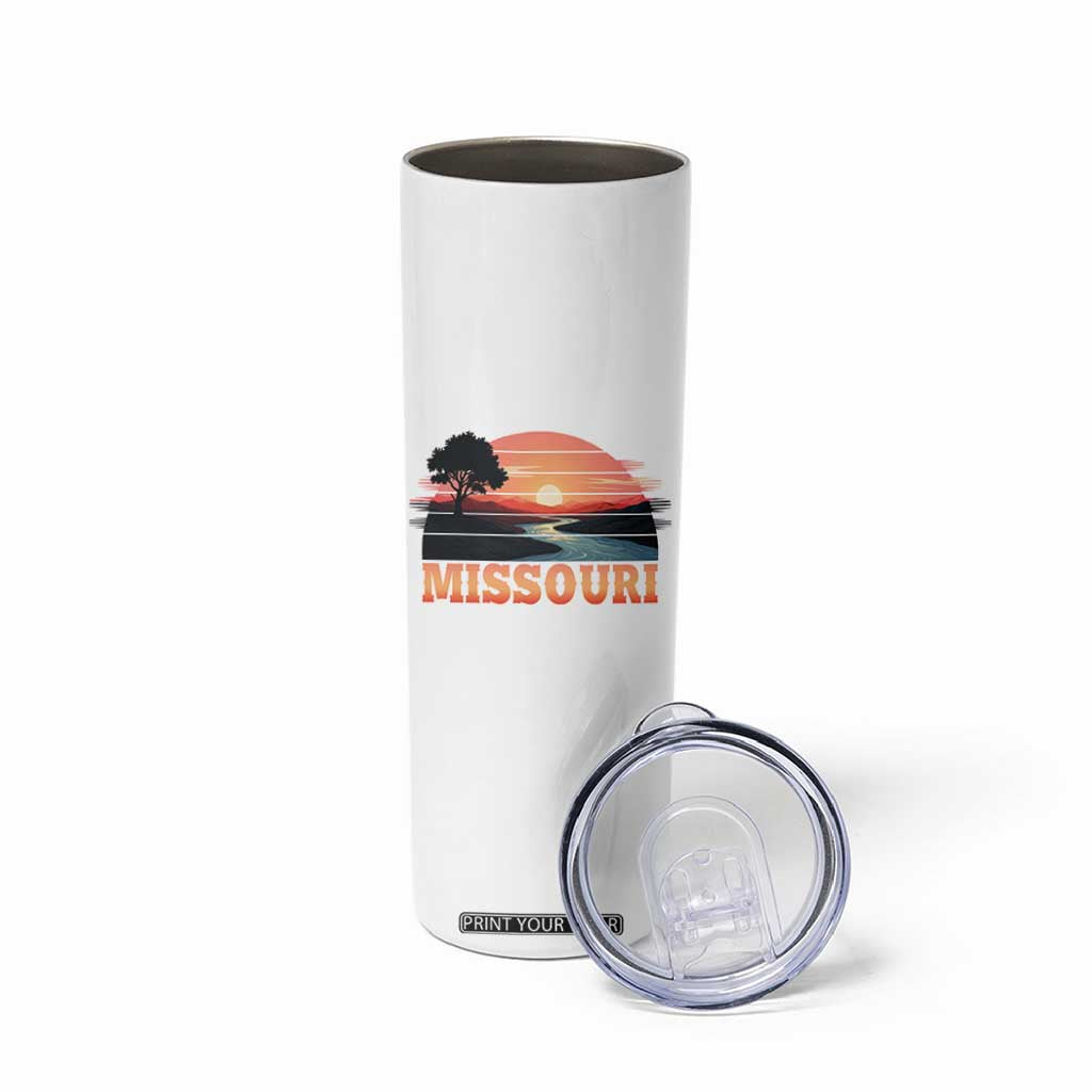 Vintage Missouri Outdoors Skinny Tumbler Midwest Nature Landscape TS12 Print Your Wear