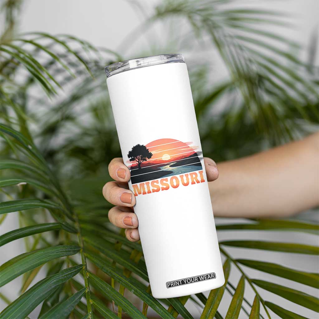 Vintage Missouri Outdoors Skinny Tumbler Midwest Nature Landscape TS12 Print Your Wear