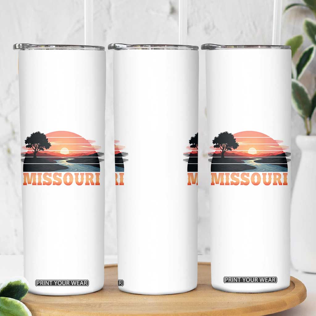 Vintage Missouri Outdoors Skinny Tumbler Midwest Nature Landscape TS12 Print Your Wear