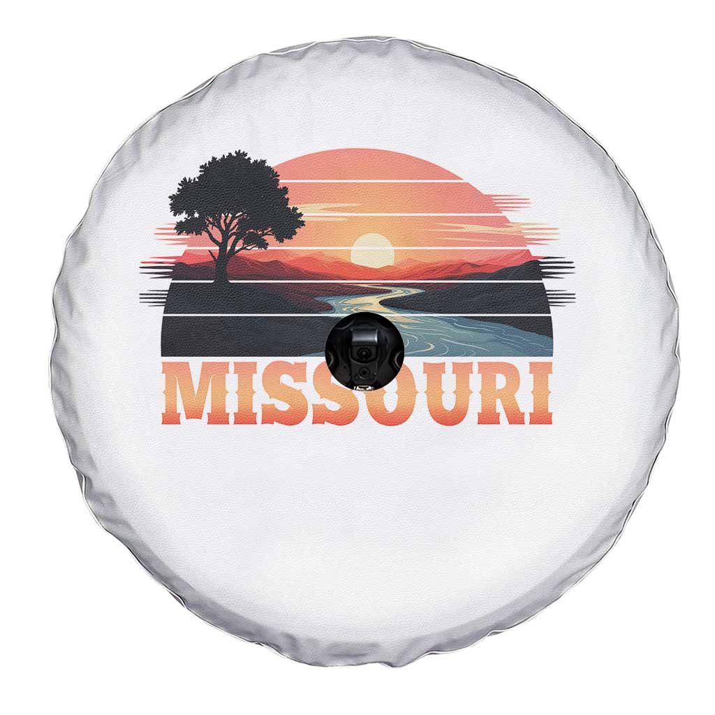 Vintage Missouri Outdoors Spare Tire Cover Midwest Nature Landscape TS12 Print Your Wear