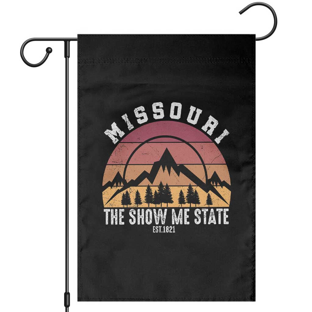 Vintage Missouri Travel Garden Flag The Show Me State Pride TS12 Black Print Your Wear