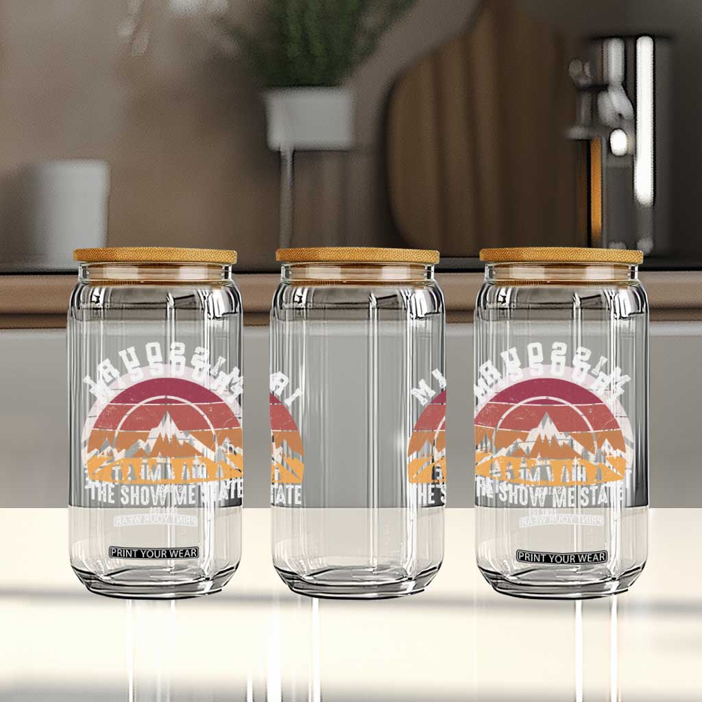 Vintage Missouri Travel Glass Can The Show Me State Pride TS12 Print Your Wear