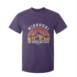 Vintage Missouri Travel T Shirt For Kid The Show Me State Pride TS12 Purple Print Your Wear