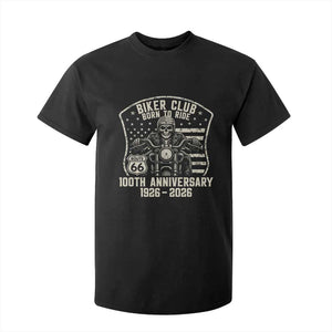 Vintage Biker Club Born To Ride T Shirt For Kid 100th Anniversary Mother Road TS12 Black Print Your Wear