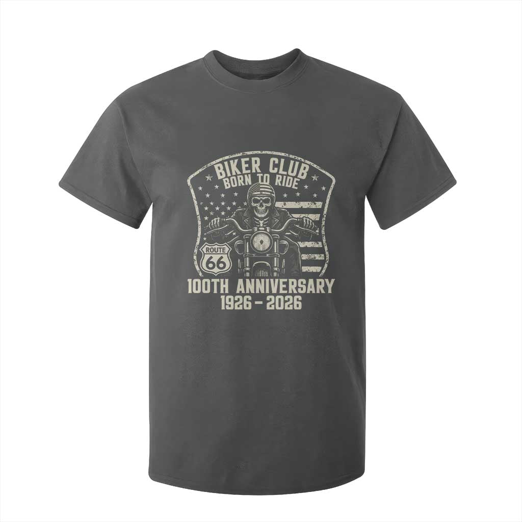 Vintage Biker Club Born To Ride T Shirt For Kid 100th Anniversary Mother Road TS12 Dark Heather Print Your Wear