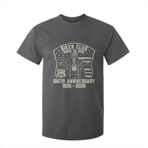 Vintage Biker Club Born To Ride T Shirt For Kid 100th Anniversary Mother Road TS12 Dark Heather Print Your Wear