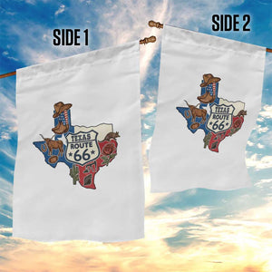 Texas Route Highway 66 Adventure Garden Flag Desert Road Trip Graphic TS12 Print Your Wear
