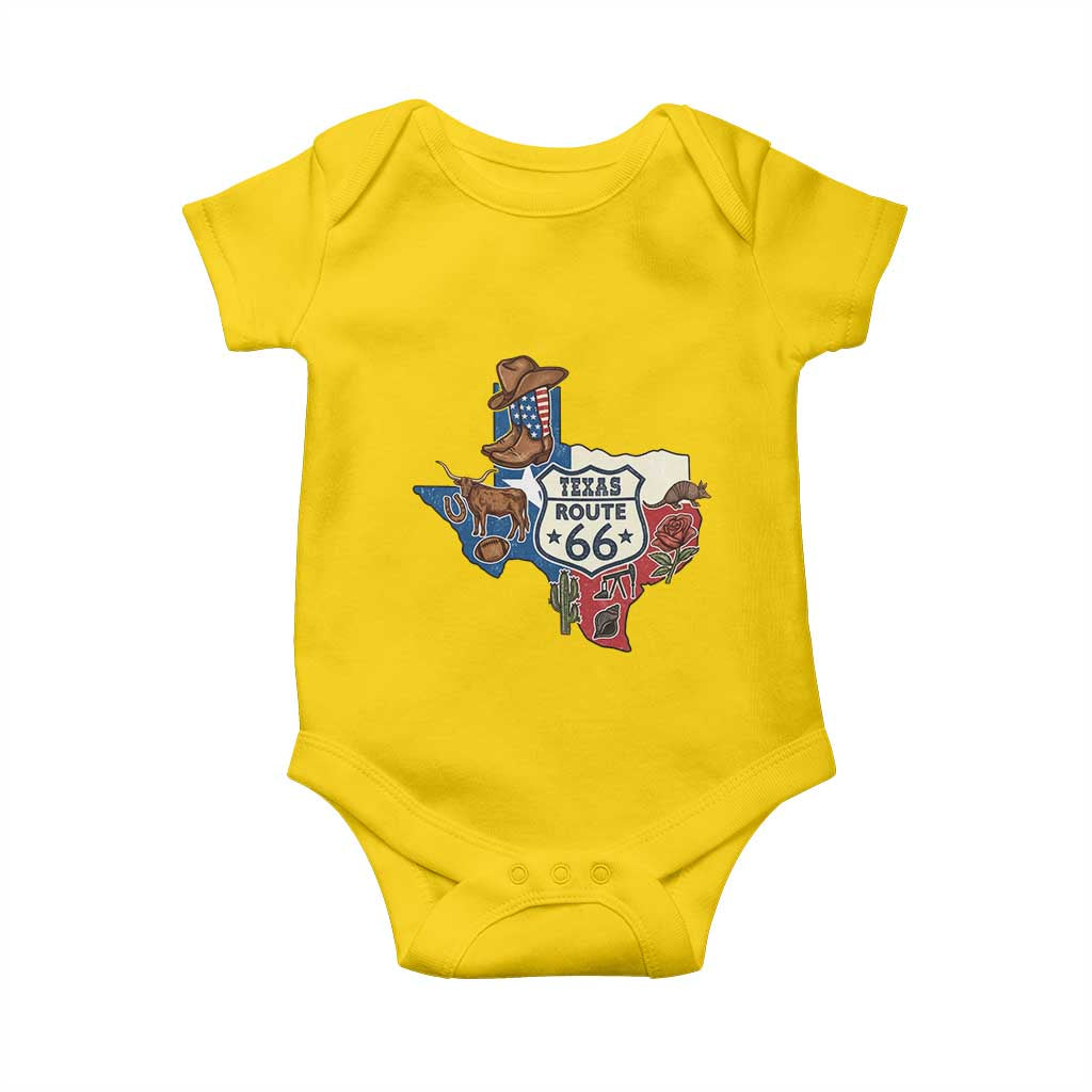 Texas Route Highway 66 Adventure Baby Onesie Desert Road Trip Graphic TS12 Daisy Print Your Wear