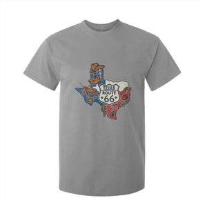 Texas Route Highway 66 Adventure T Shirt For Kid Desert Road Trip Graphic TS12 Sport Gray Print Your Wear