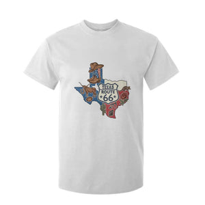 Texas Route Highway 66 Adventure T Shirt For Kid Desert Road Trip Graphic TS12 White Print Your Wear