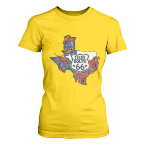 Texas Route Highway 66 Adventure T Shirt For Women Desert Road Trip Graphic TS12 Daisy Print Your Wear