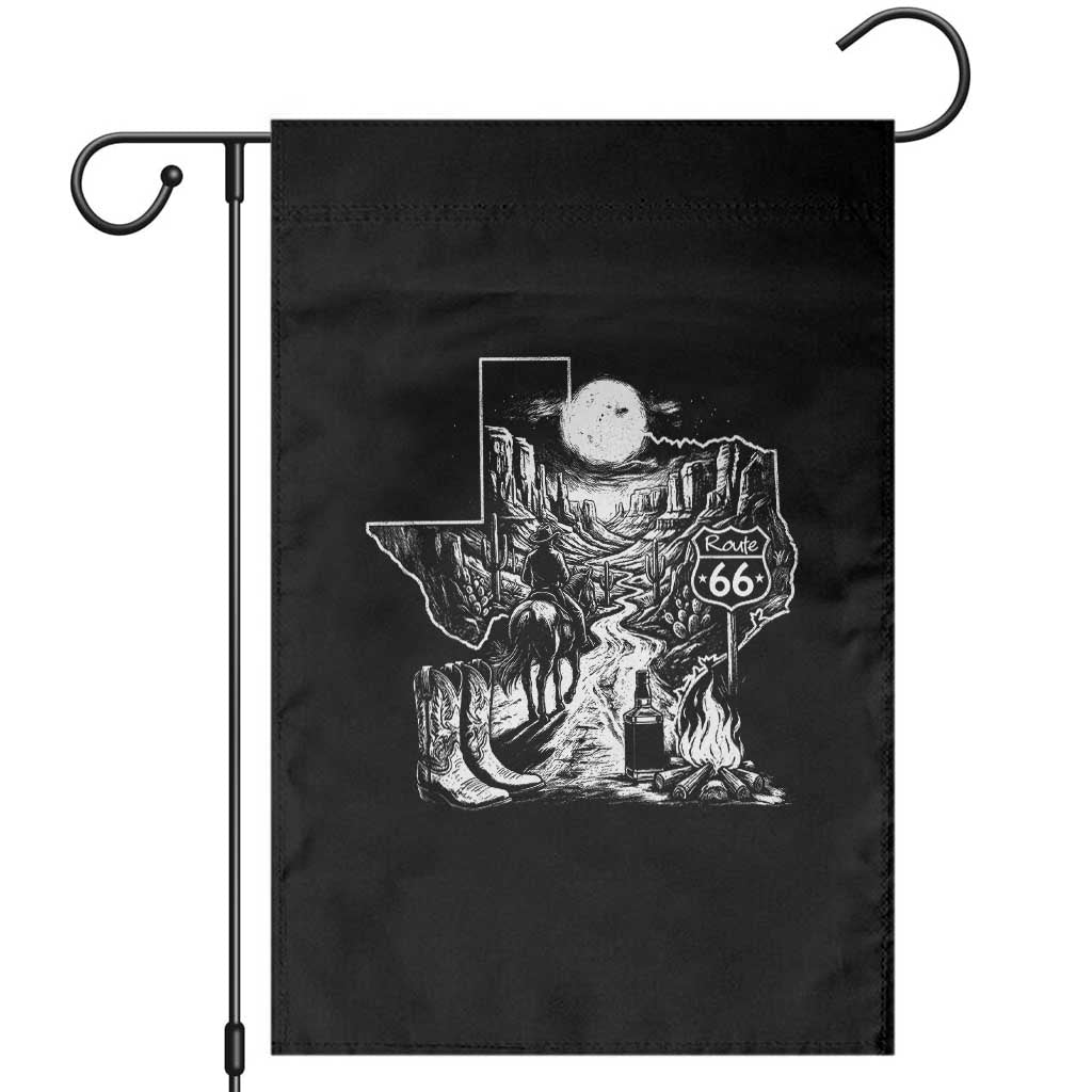 The Mother Road Texas Panhandle Garden Flag Vintage Desert Road Trip TS12 Black Print Your Wear