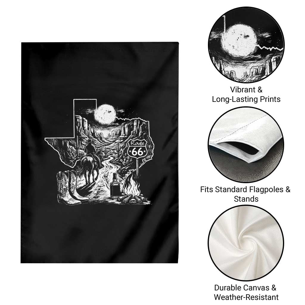 The Mother Road Texas Panhandle Garden Flag Vintage Desert Road Trip TS12 Print Your Wear