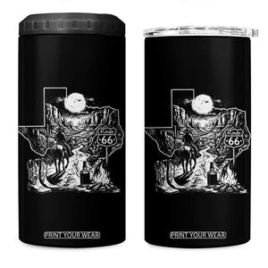 The Mother Road Texas Panhandle 4 in 1 Can Cooler Tumbler Vintage Desert Road Trip TS12 One Size: 16 oz Black Print Your Wear