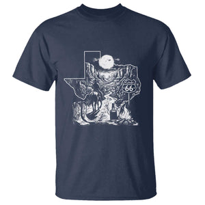 The Mother Road Texas Panhandle T Shirt Vintage Desert Road Trip TS12 Navy Print Your Wear