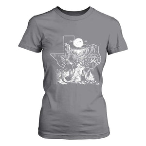 The Mother Road Texas Panhandle T Shirt For Women Vintage Desert Road Trip TS12 Charcoal Print Your Wear