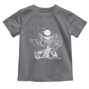 The Mother Road Texas Panhandle Toddler T Shirt Vintage Desert Road Trip TS12 Charcoal Print Your Wear