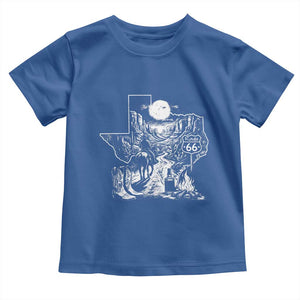 The Mother Road Texas Panhandle Toddler T Shirt Vintage Desert Road Trip TS12 Royal Blue Print Your Wear