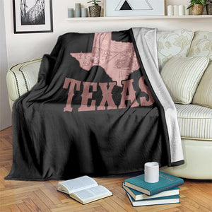 Texas Route Highway 66 Biker Throw Blanket Vintage Biker Road Trip TS12 Print Your Wear