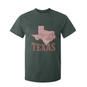 Texas Route Highway 66 Biker T Shirt For Kid Vintage Biker Road Trip TS12 Dark Forest Green Print Your Wear