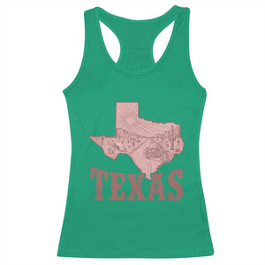 Texas Route Highway 66 Biker Racerback Tank Top Vintage Biker Road Trip TS12 Irish Green Print Your Wear