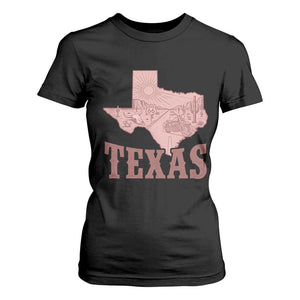 Texas Route Highway 66 Biker T Shirt For Women Vintage Biker Road Trip TS12 Black Print Your Wear