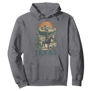 Texas Western Cowboy Life Hoodie Vintage Horse Riding Graphic TS12 Charcoal Print Your Wear