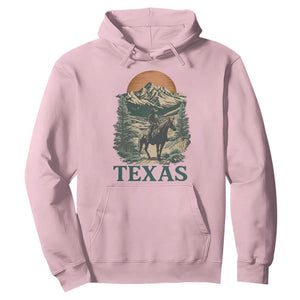 Texas Western Cowboy Life Hoodie Vintage Horse Riding Graphic TS12 Light Pink Print Your Wear