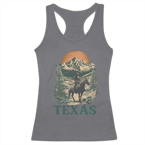 Texas Western Cowboy Life Racerback Tank Top Vintage Horse Riding Graphic TS12 Charcoal Print Your Wear