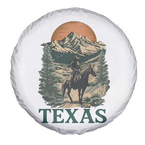 Texas Western Cowboy Life Spare Tire Cover Vintage Horse Riding Graphic TS12 Print Your Wear