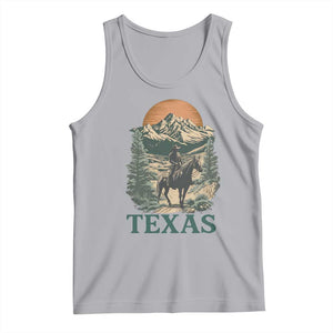Texas Western Cowboy Life Tank Top Vintage Horse Riding Graphic TS12 Athletic Heather Print Your Wear