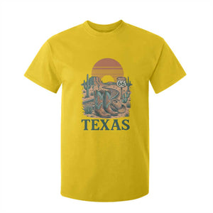 Vintage Route Highway 66 Texas T Shirt For Kid Amarillo Road Trip Adventure