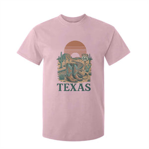 Vintage Route Highway 66 Texas T Shirt For Kid Amarillo Road Trip Adventure
