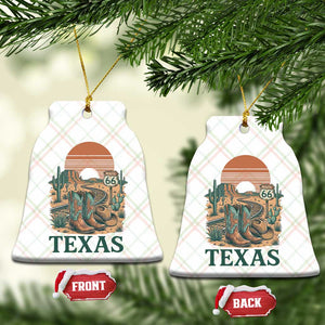 Vintage Route Highway 66 Texas Ceramic Ornament Amarillo Road Trip Adventure TS12 Print Your Wear