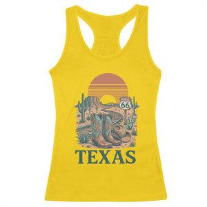 Vintage Route Highway 66 Texas Racerback Tank Top Amarillo Road Trip Adventure TS12 Daisy Print Your Wear