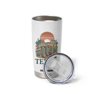 Vintage Route Highway 66 Texas Tumbler Cup Amarillo Road Trip Adventure TS12 Print Your Wear