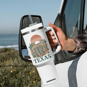 Vintage Route Highway 66 Texas Tumbler With Handle Amarillo Road Trip Adventure TS12 Print Your Wear
