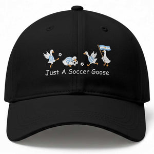 Funny Just A Soccer Goose Baseball Cap Argentina Soccer Lover