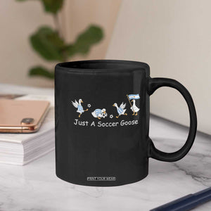 Funny Just A Soccer Goose Coffee Mug Argentina Soccer Lover