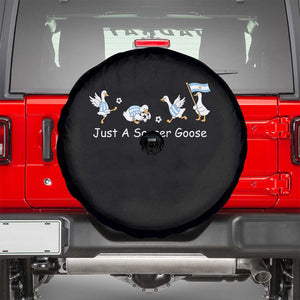 Funny Just A Soccer Goose Spare Tire Cover Argentina Soccer Lover
