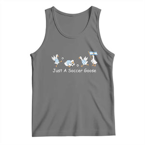 Funny Just A Soccer Goose Tank Top Argentina Soccer Lover
